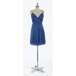 La Belle Cobalt Pleated Dress