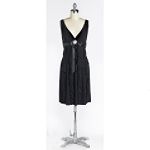DJ Jazz Jersey Corkscrew Halter Satin Bow