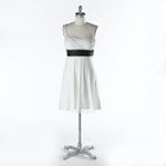 City Triangles Sequin Beaded Bodice Solid Skirt