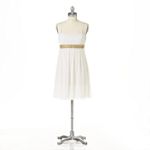 City Triangles Rouched Bodice Tie Neck Halter Hilow Hem