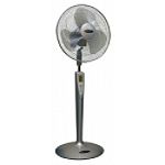 Soleus Air 16-Inch Pedestal Fan w Auto-On (Graphite Silver) by Soleus Air