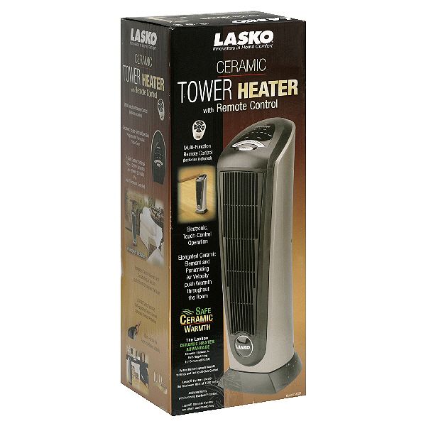 Lasko Ceramic Tower Heater with Remote Control, 1 heater - 751320