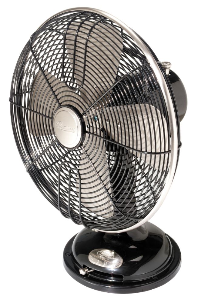 Hunter Fan Co. Century Table Top Fan - Black Satin Body