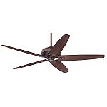 "Hunter Fan Co Fellini -72"" Cocoa w/5 Tapered Distressed DkWalnut/Distressed Chry Veneer Blade"
