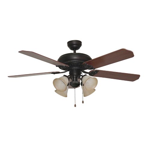 Litex Industries 52" Manor Ceiling Fan - Aged Bronze