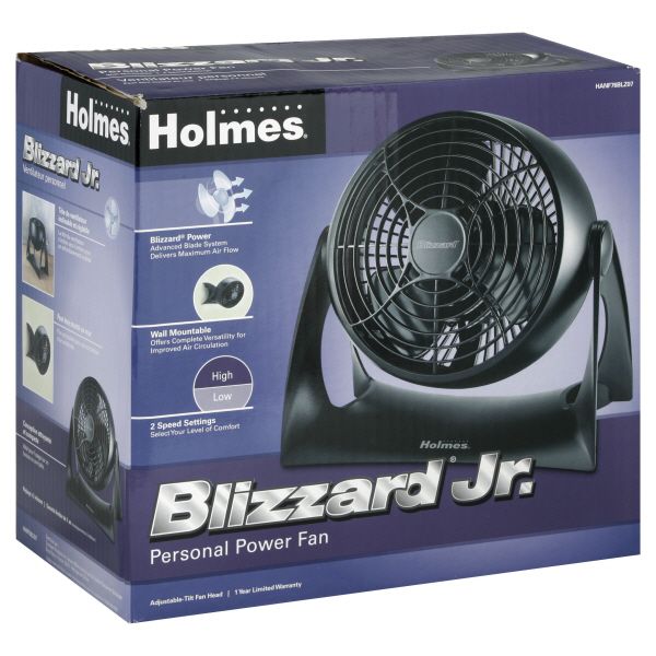 Holmes Blizzard Jr. Fan, Power, Personal, 1 fan