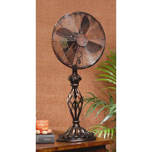Global Product Resource 12'' Table Top Fan Prestige Rustica - DBF0503 