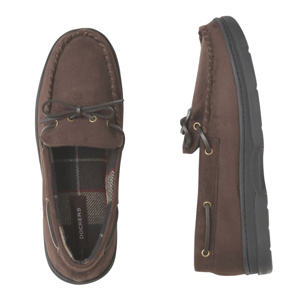 Dockers Micro Suede Boater Slippers