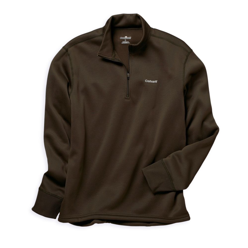 Carhartt Work-Dry Heavyweight Thermal Zip Mock Top
