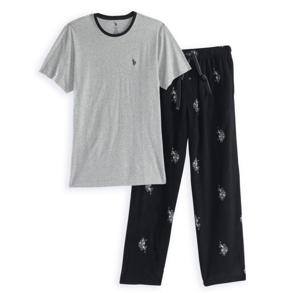 US Polo Assn. Sleep Tee and Fleece Pant Set