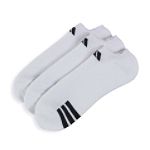 Adidas 3pk Striped Foot No Show Sock