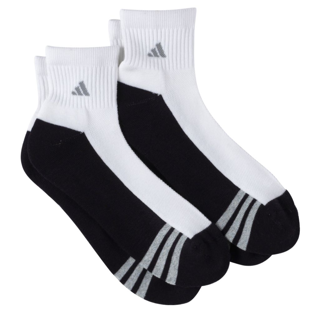 adidas Sport Performance Quarter Climalite Socks 2 Pack