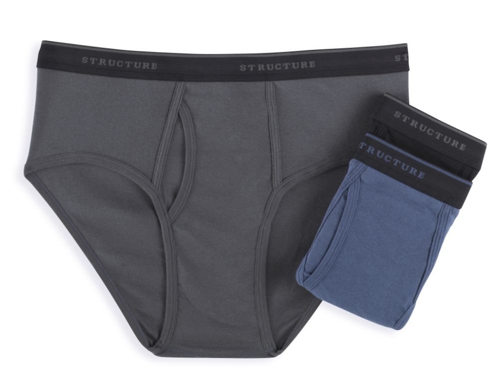 Structure 3pk Color Low Rise Brief