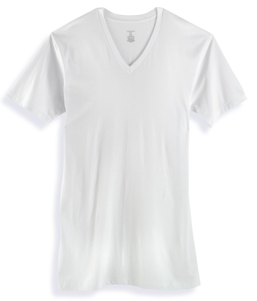 Covington 3pk White Tall V-Neck Shirt - CLOSE OUT