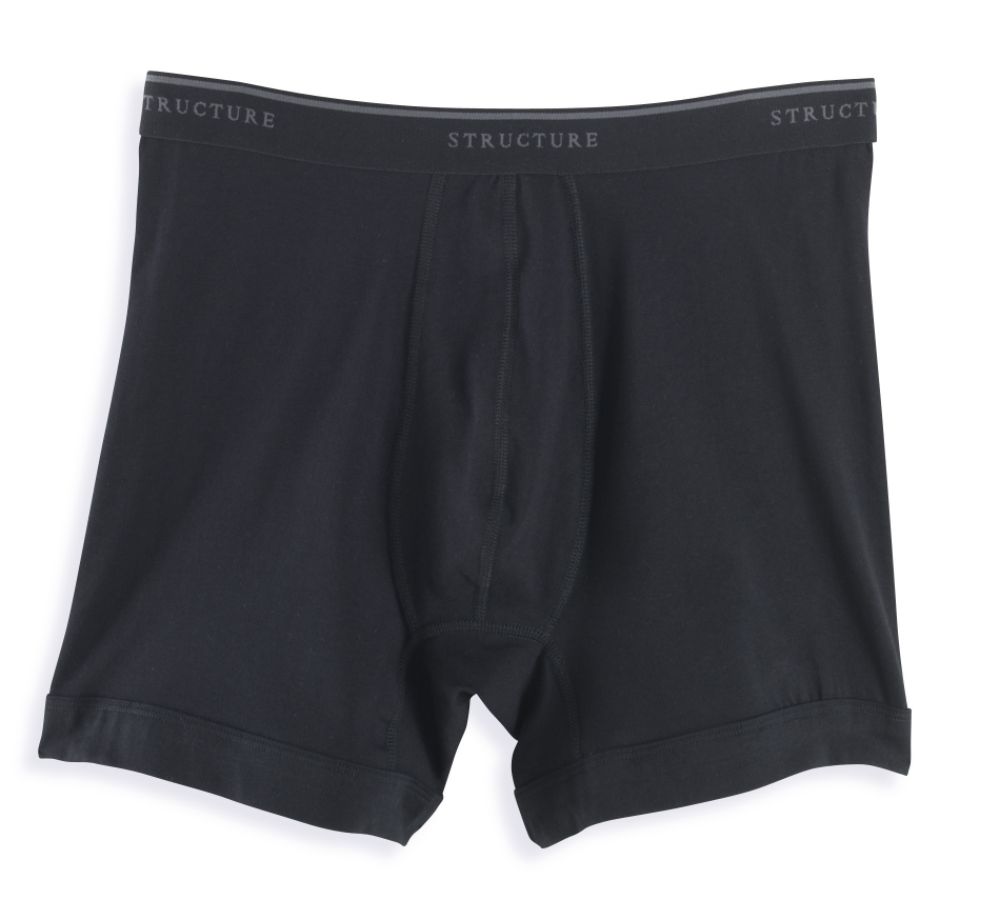 Structure Structure Stretch Black Boxer Brief