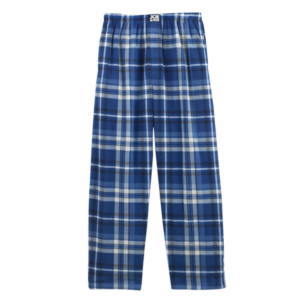 Joe Boxer Blue Plaid Fleece Pant