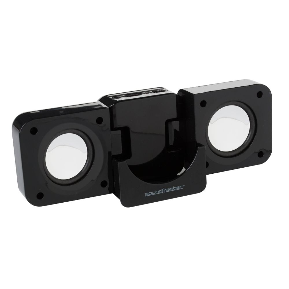 Portable Audiovideo on Excalibur Electronics Sound Master Cube Portable Audio Speaker System