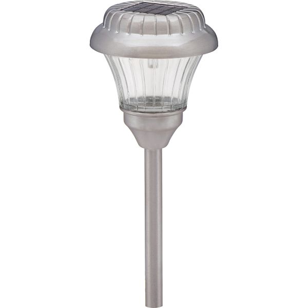 Intermatic Malibu Metal Solar Lights, Pewter, 10-pack