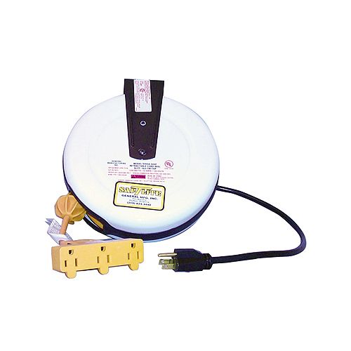 General Manufacturing Power Supply Reel with 30' Cord  Triple Receptacle and Circuit Breaker - GEN2630-3000 Best Price