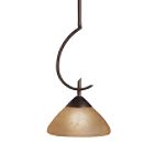 Kichler Lighting Group Olympia Mini Pendant 1 Light Incandescent Olde Bronze Finish