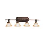 Kichler Lighting Group 4 Light Bath Vanity Fixture Olde Bronze