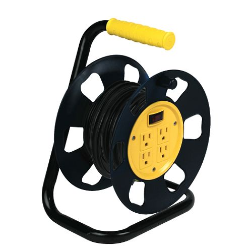 4 Outlet Cord Reel with 40 ft. of Cord - E-234