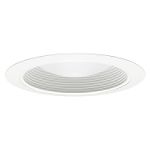 Juno Lighting Inc 6 in White Baffle Trim with Regressed Dome Lens