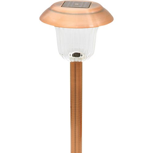 Moonrays Mason Metal Path Light, Copper, 4 pk.