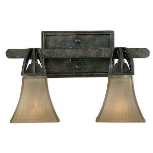 The Uttermost Company Carnegie  2-Lt Vanity Strip 9.75x9.75x7.75 - 22834 Best Price