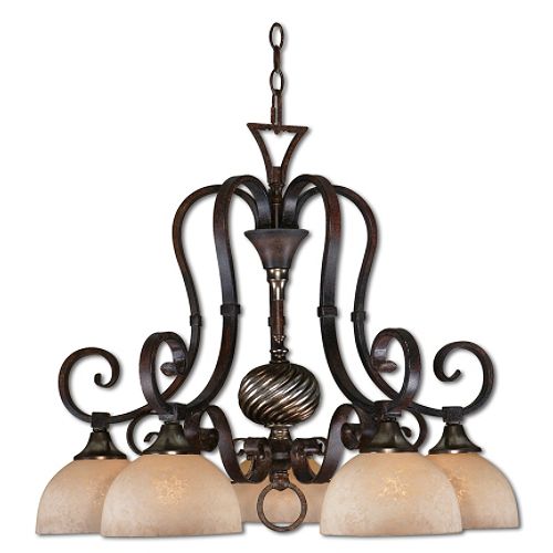 The Uttermost Company Berti  5 Lt Chandelier 23x28 - 21216 Best Price