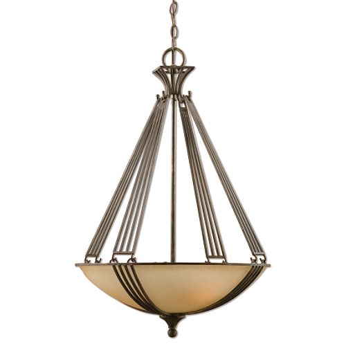 The Uttermost Company Carnegie  3-Lt Pendant 30x20.25 - 21840 Best Price