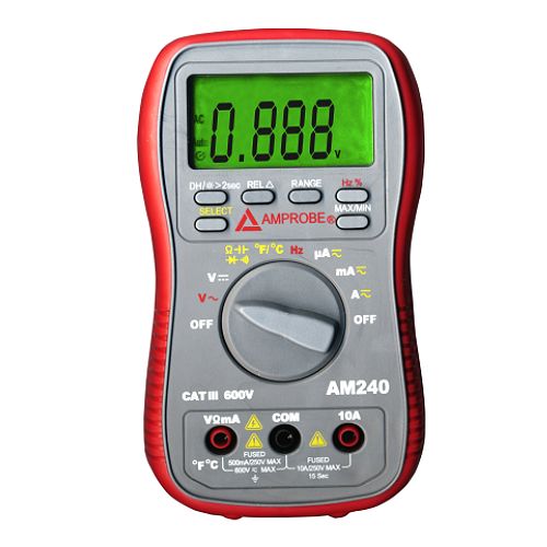 Amprobe Compact Digital Multimeter  AM-240 - 2730933 Best Price