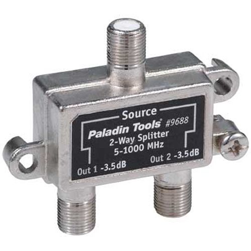 Paladin Tools 2-Way Splitter 5MHz - 1GHz Digital Ready - 9688 Best Price