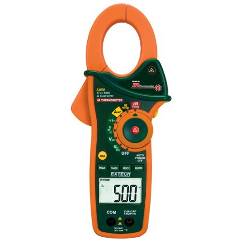 Extech 1000A AC True RMS Clamp with IR - EX820 Best Price