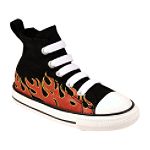 Converse Toddler Flames Hi-Top - Black