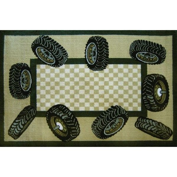 Fun Time Tire Border Size 39" x 58"