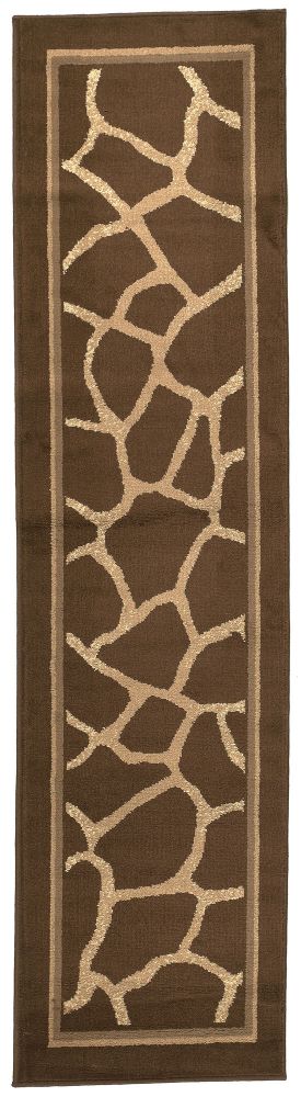Concepts Rug Collection 1'11"x7'6" Runner - Giraffe - Brown