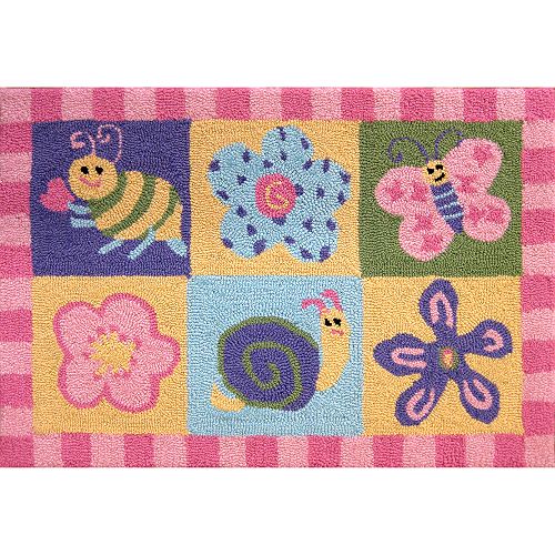 Colormate Kids 20 x 30 Peachy Bug Rug