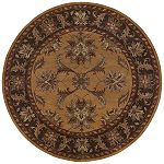 Click here to buy Surya 8ft. Round Ancient Treasures Decorative Rug by Surya Rugs.