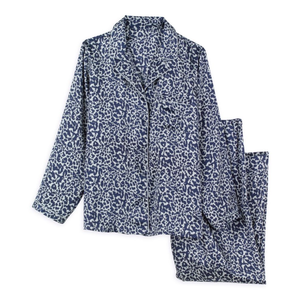 Enchanting Long Sleeve Basic Satin PJ