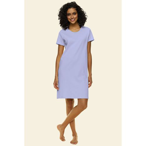 Lands' End Women's Regular Short Sleeve Knee-length Sleep-T Nightgown