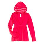 Personal Identity Long Sleeve Tee with Stripe Hood