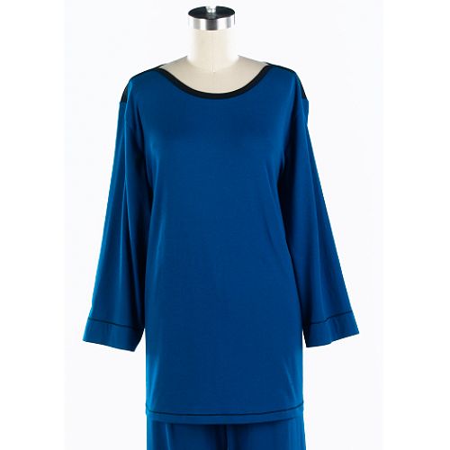 Soft Moments Women's Plus 3/4 Sleeve Boat-Neck Top