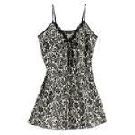 Soft Moments Women's Plus Printed Satin Chemise