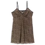 Soft Moments Women's Plus Printed Mesh Chemise