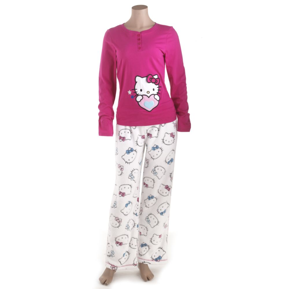 Hello Kitty Jersey Plush Hello Kitty Pajama Set