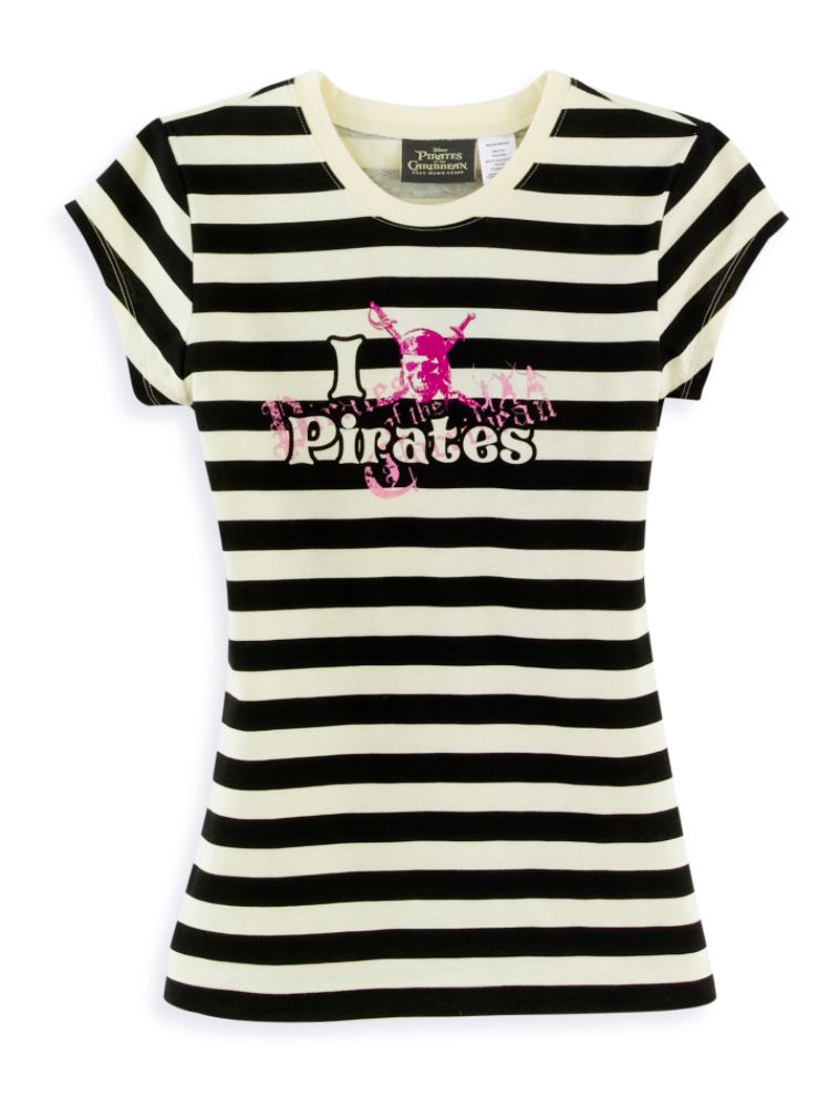 Disney Pirates Of The Caribbean Short Sleeve Top