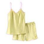 Enchanting 2 Piece Pj with Satin Cami And Tap Pant