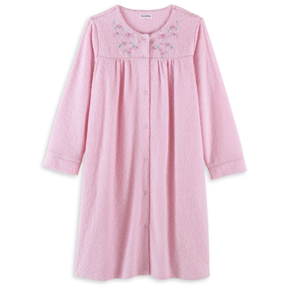 Fundamentals Brush Back Terry Short Snap Robe