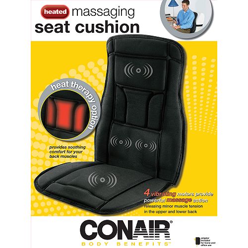 Conair Body Benefits Heated Massaging Seat Cushion